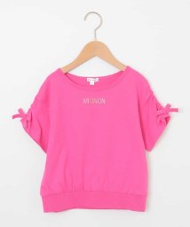 a.v.v(KID'S)(アー・ヴェ・ヴェキッズ)/[100－130]カラフルロゴリボンデザインカットソー[WEB限定サイズ]/ピンク