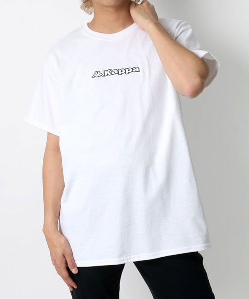MARUKAWA(マルカワ)/【Kappa】カッパ ロゴ刺繍 半袖Tシャツ/ホワイト