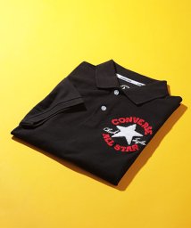 MARUKAWA(マルカワ)/【WEB限定】【CONVERSE】コンバース サガラ刺繍 ポロシャツ/ブラック