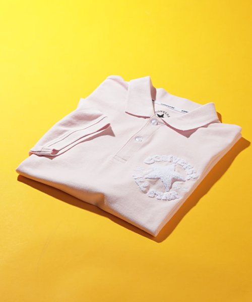 MARUKAWA(マルカワ)/【WEB限定】【CONVERSE】コンバース サガラ刺繍 ポロシャツ/ピンク