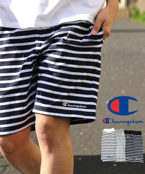 Champion チャンピオン ボーダーショートパンツ マルカワ Marukawa Magaseek