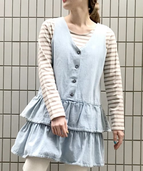 Vintage Closet By Archives デニムノースリーブミニワンピース アルシーヴ Archives Magaseek