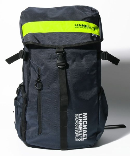 MICHAEL LINNELL(マイケルリンネル)/ MICHAEL LINNELL(マイケルリンネル)Big Backpack ML－008/Navy/Yellow