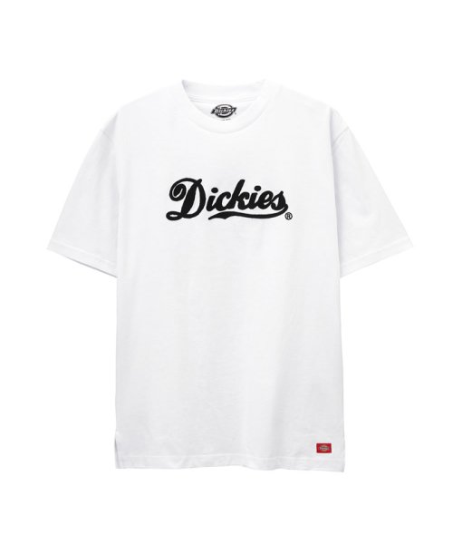 MAC HOUSE(men)(マックハウス（メンズ）)/Dickies ディッキーズ チェーン刺繍ビッグTシャツ 9274－0724/ホワイト