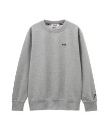 MAC HOUSE(women)(マックハウス（レディース）)/FILA フィラ ワンポイント刺繍トレーナー FL1645/グレー