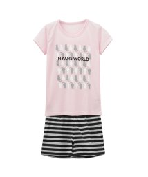 MAC HOUSE(kid's)(マックハウス（キッズ）)/Nyans World ガールズ Tシャツルームセット MH/NW756G/ピンク