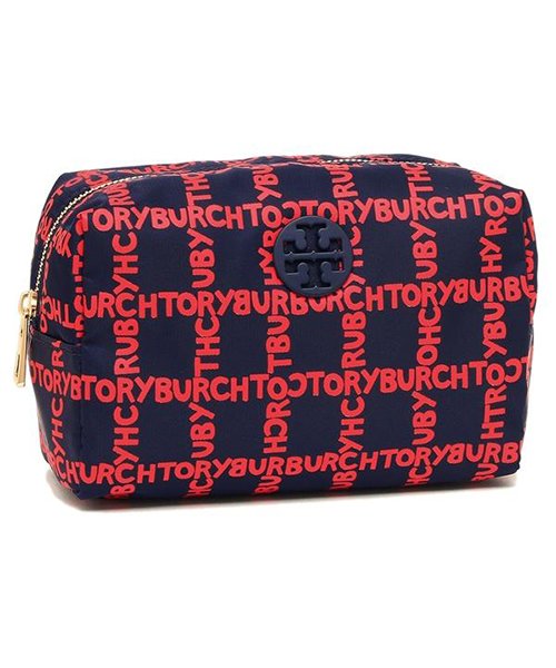 トリーバーチ ポーチ アウトレット Tory Burch 405 レディース ポーチ Tory Navy 紺 トリーバーチ Tory Burch Magaseek