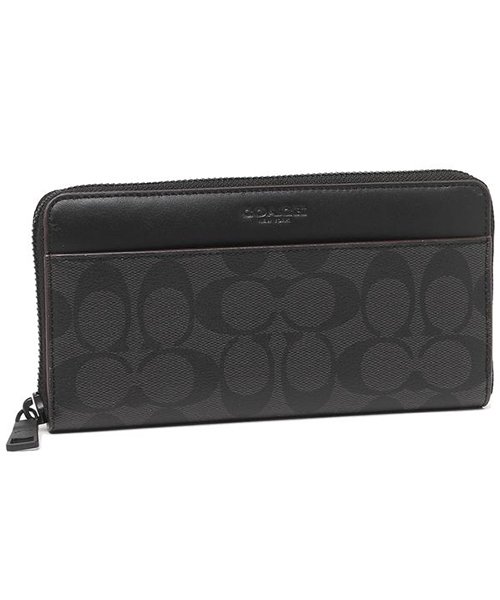 コーチ 財布 アウトレット Coach F N3a アコーディオン ウォレット 長財布 ブラック オックスブラッド 黒 コーチ Coach Magaseek