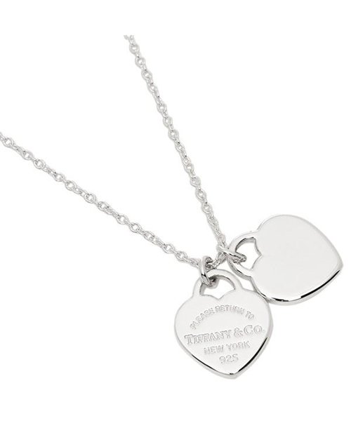 セール 10 Off ティファニー ネックレス アクセサリー シルバー Tiffany Co リターントゥティファニー ダブルハートタグミニペンダント ティファニー Tiffany Co Magaseek