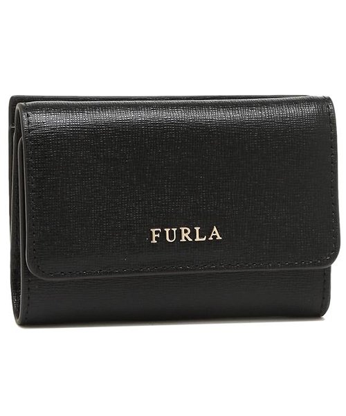 セール フルラ 財布 Furla Pr76 0 O60 Babylon S Tri Fold バビロン レディース 三つ折り財布 無地 Onyx 黒 フルラ Furla Magaseek