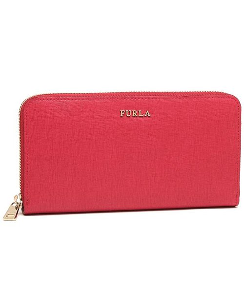 FURLA(フルラ)/フルラ 財布 FURLA 903615 PR82 B30 RUB バビロン BABYLON XL ZIP AROUND レディース 長財布 無地 RUBY 赤/RUBY