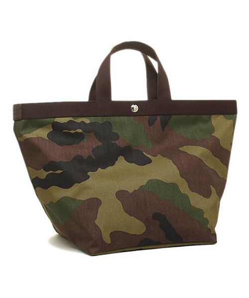 Herve Chapelier(エルベシャプリエ)/エルベシャプリエ バッグ Herve Chapelier 725W 4969 CORDURA L TOTE BAG トートバッグ CAMOUFLAGE/MOKA/グリーン系