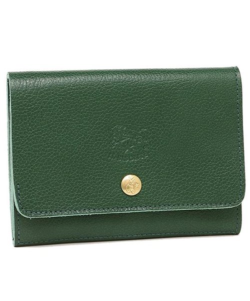 イルビゾンテ 財布 Il Bisonte C0522 P 293 メンズ レディース 二つ折り財布 無地 Verde 緑 イルビゾンテ Il Bisonte Magaseek