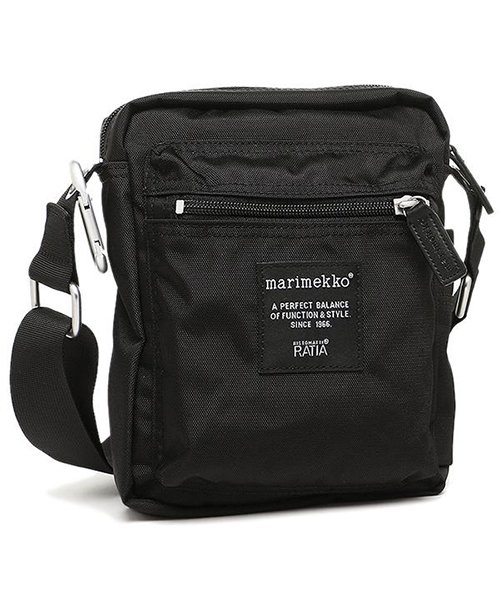 セール マリメッコ バッグ Marimekko 999 キャシュ キャリー Cash Carry ショルダーバッグ Black マリメッコ Marimekko Magaseek
