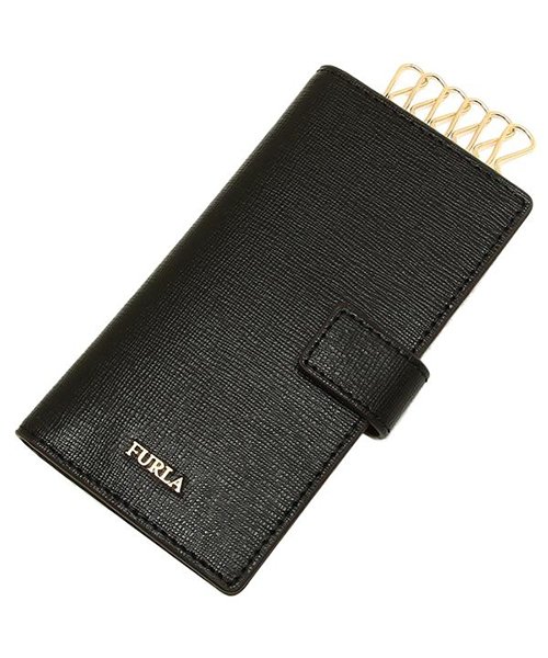 FURLA(フルラ)/FURLA 948259 BAB RQ17 B30 O60 BABYLON KEYCASE L W/CARD SLOT バビロン ONYX 黒/ONYX