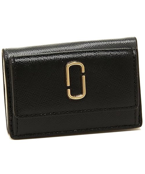  Marc Jacobs(マークジェイコブス)/MARC JACOBS M0014492 002 MINI TRIFOLD レディース 二つ折り財布 三つ折り財布 無地 BLACK MULTI 黒/BLACKMULTI