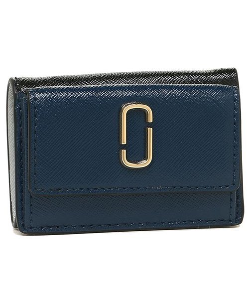  Marc Jacobs(マークジェイコブス)/ MARC JACOBS M0014492 455 SNAPSHOT スナップショット MINI TRIFOLD レディース 二つ折り財布 三つ折り財布 /BLUEMULTI