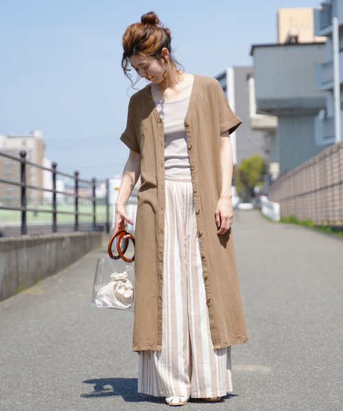 2wayリネンロングワンピース レカ Reca Magaseek 2wayリネンロングワンピース レカ Reca Magaseek