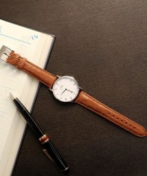 sankyoshokai(サンキョウショウカイ)/腕時計 付け替え用 ベルト 本革 アリゲーター 16mm/キャメル