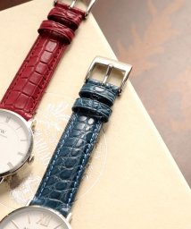 sankyoshokai(サンキョウショウカイ)/腕時計 付け替え用 ベルト 本革 アリゲーター 16mm/インディゴ