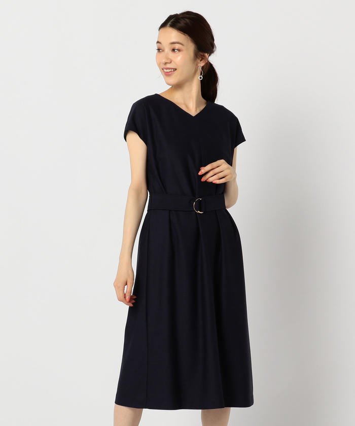 セール 45 Off ツイルジャージベルト付きワンピース ノーリーズ Nolley S Magaseek