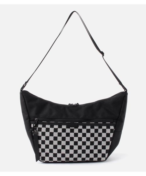 AZUL by moussy(アズールバイマウジー)/CHECKERED FLAG SHOULDER BAG/BLK