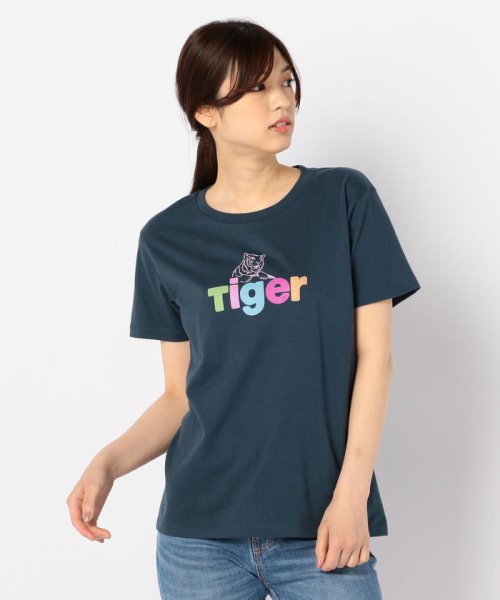 FREDYMAC(フレディマック)/TigerインクジェットTシャツ/チャコールグレー