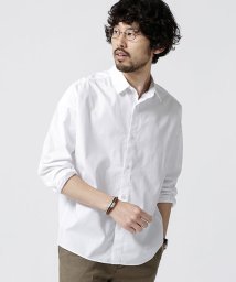 nano・universe(ナノ・ユニバース)/大人のワイドシャツ レギュラーカラー/オフホワイト