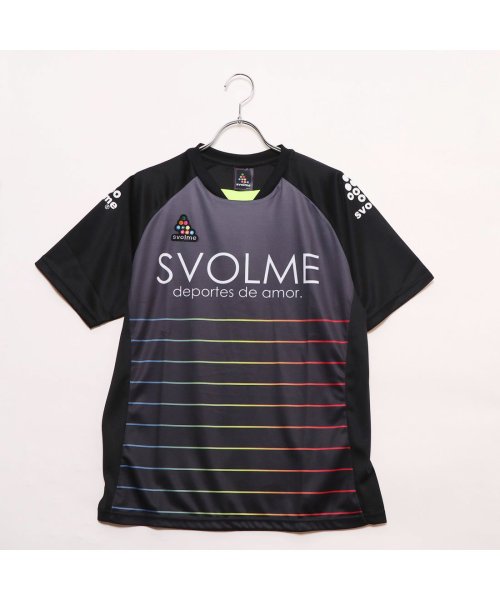 セール スボルメ Svolme メンズ サッカー フットサル 半袖シャツ ボーダーtrトップ 1191 スボルメ Svolme Magaseek