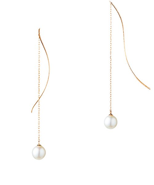 K10イエローゴールドピアス 