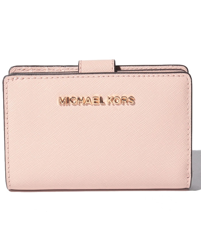 ★新品 MICHAEL KORS マイケルコース 折り財布 ピンク レッド