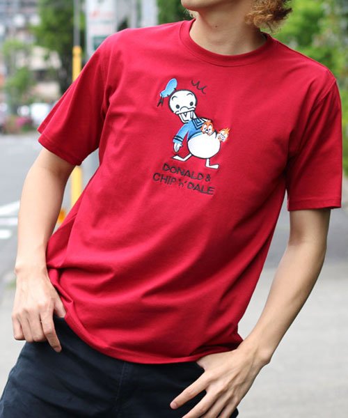 MARUKAWA(マルカワ)/【Disney】ディズニー 刺繍 半袖Tシャツ/柄4