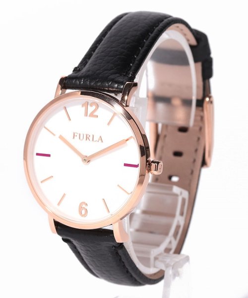 FURLA(フルラ)/【FURLA】フルラ レディース時計 革ベルト 白文字盤 R4251108543/ブラック