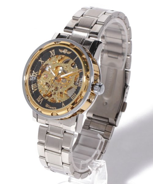 SP(エスピー)/【ATW】自動巻き腕時計 ATW013 メンズ腕時計/ゴールド×ブラック