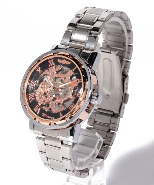 SP(エスピー)/【ATW】自動巻き腕時計 ATW013 メンズ腕時計/ピンクゴールド×ブラック
