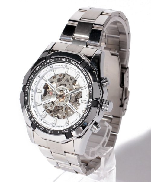 SP(エスピー)/【ATW】自動巻き腕時計 ATW025 メンズ腕時計/ホワイト系
