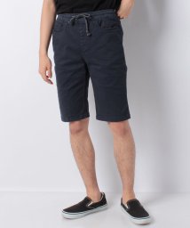 JEANS MATE(ジーンズメイト)/【BLUE STANDARD】製品染めツイルストレッチショーツ/ネイビー