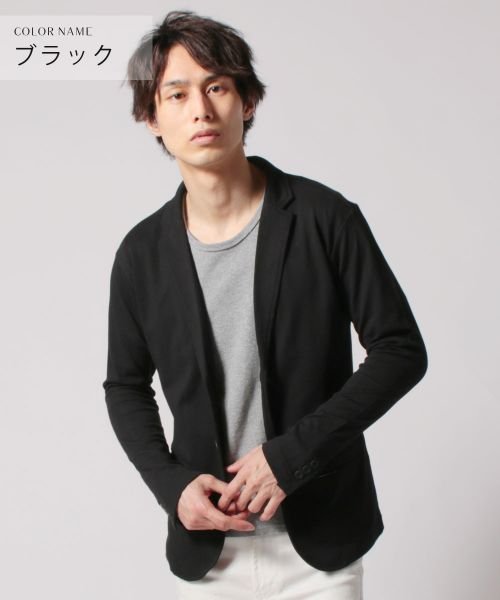 ネバー Never Coolmax鹿の子テーラードジャケット ザ カジュアル The Casual Magaseek