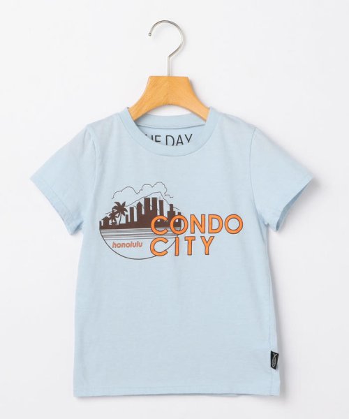 SHIPS KIDS(シップスキッズ)/【SHIPS KIDS別注】THE DAY:プリント TEE(100～130cm)/ライトブルー