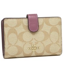 COACH(コーチ)/コーチ 財布 アウトレット COACH F23553 シグネチャー ミディアム コーナー ジップ ウォレット 二つ折り財布/プライムローズ