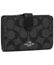 COACH(コーチ)/コーチ 財布 アウトレット COACH F23553 シグネチャー ミディアム コーナー ジップ ウォレット 二つ折り財布/ブラッド