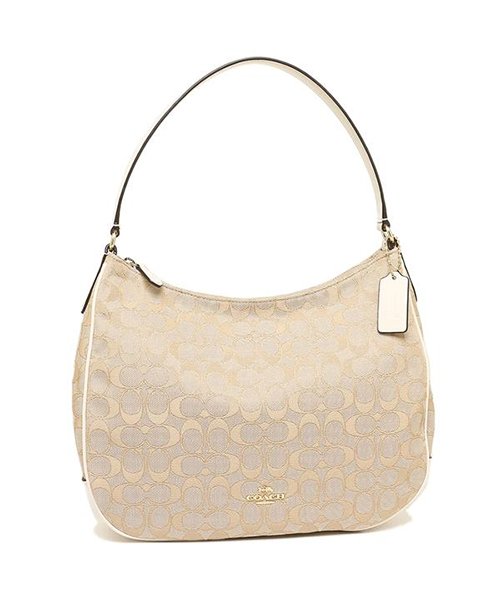 コーチ バッグ アウトレット Coach F シグネチャー ジャカード ジップ ショルダーバッグ レディース ショルダーバッグ コーチ Coach Magaseek