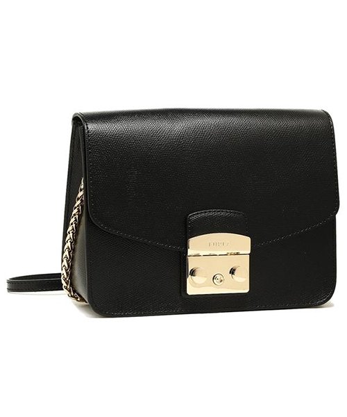 FURLA(フルラ)/フルラ バッグ FURLA BNF8 ARE METROPOLIS S CROSSBODY メトロポリス Sサイズ レディース ショルダーバッグ/ONYX