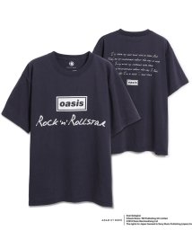 ADAM ET ROPE'(アダム　エ　ロペ)/【OASIS×ADAM ET ROPE'】SONG LYRICS T－shirt/UNISEX/ネイビー系（41）