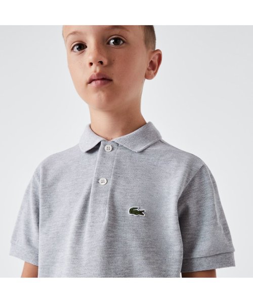 LACOSTE KIDS(ラコステ　キッズ)/Boys ポロシャツ (半袖)/シルバーグレー