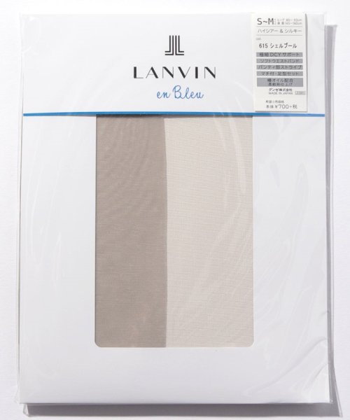 LANVIN en Bleu(ladies socks)(ランバンオンブルー（レディスソックス）)/交編パンスト(S－M)/シェルブール