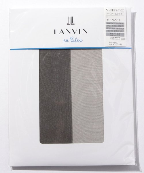 LANVIN en Bleu(ladies socks)(ランバンオンブルー（レディスソックス）)/交編パンスト(S－M)/アルベール
