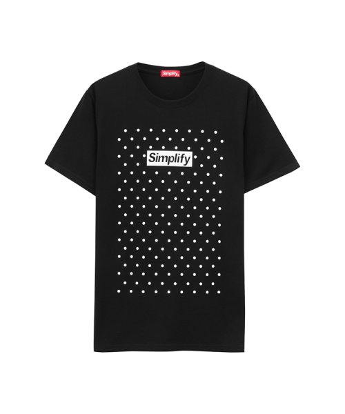 MAC HOUSE(men)(マックハウス（メンズ）)/T－GRAPHICS Simplify プリントTシャツ EJ193－MC139/ブラック