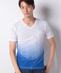 MARUKAWA(マルカワ)/グラデーションプリント 半袖Tシャツ/ロイヤルブルー