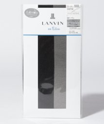 LANVIN en Bleu(ladies socks)(ランバンオンブルー（レディスソックス）)/ブライトパンスト(ひざ下丈)/メーカー指定色
